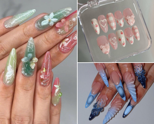 Etsy nails cover photo collage