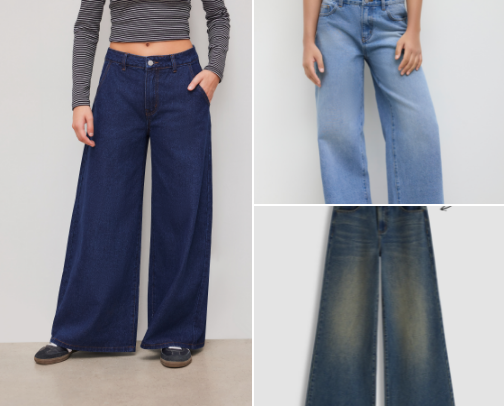 Jeans cover photo collage
