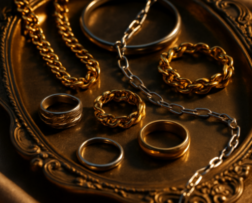 Stack It, Layer It: Jewelry Favorites cover photo collage