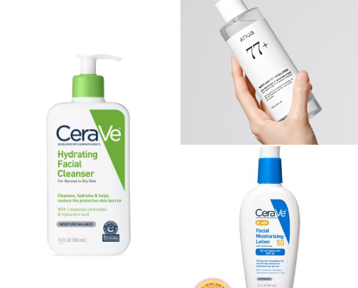 Minimalist Skincare Staples cover photo collage