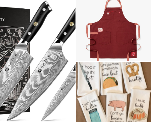 Gifts for People Who Love to Cook and Bake - A Gift Buying Guide for this Holiday Season cover photo collage