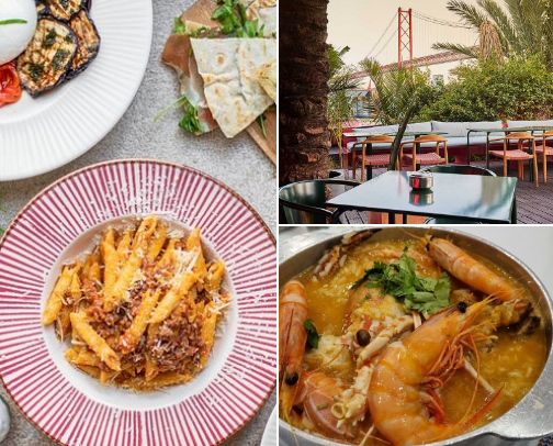 My top Lisbon cafe and restaurant recs cover photo collage