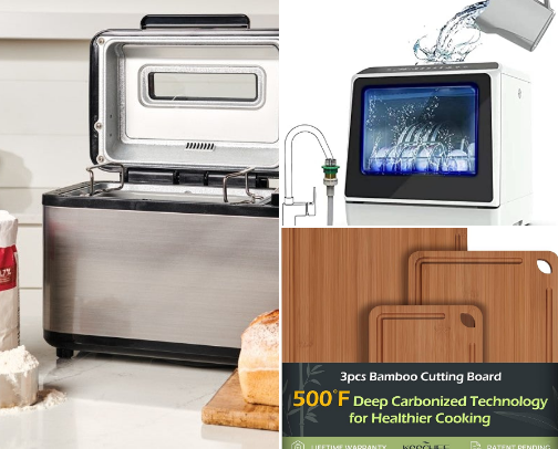 Cozy Kitchen Gadgets I Love cover photo collage