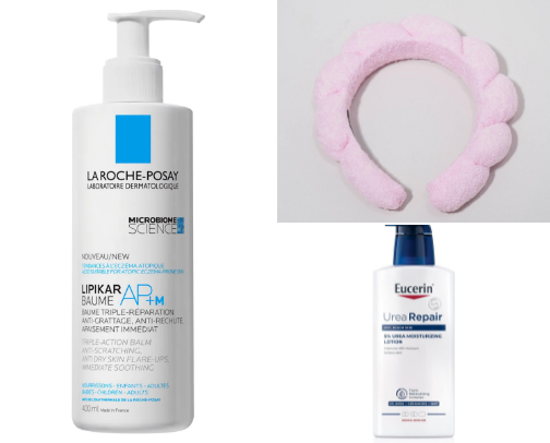 Skincare products 🧴 cover photo collage