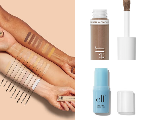 Skin and beauty cover photo collage