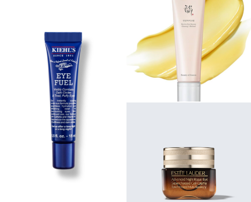 Eye cream. cover photo collage
