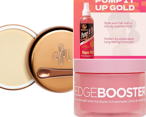 Hair Styling Product Recommendations: Natural Hair, Extensions, Lace Wigs, Weaves cover photo collage