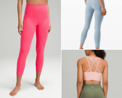 Workout clothes/accessories cover photo collage