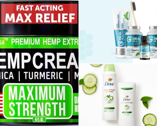 Health & Wellness Products 💜 cover photo collage