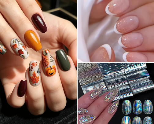 ✨ Bewitching Beauty: Halloween Nail Designs That Steal the Spotlight ✨ cover photo collage