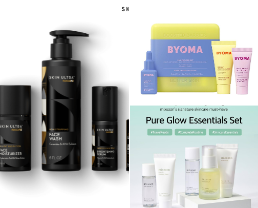 Best Skincare Gift Sets – Curated Beauty Collections from Kiehl’s, Etsy & Amazon cover photo collage