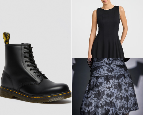 Gothic clothing cover photo collage