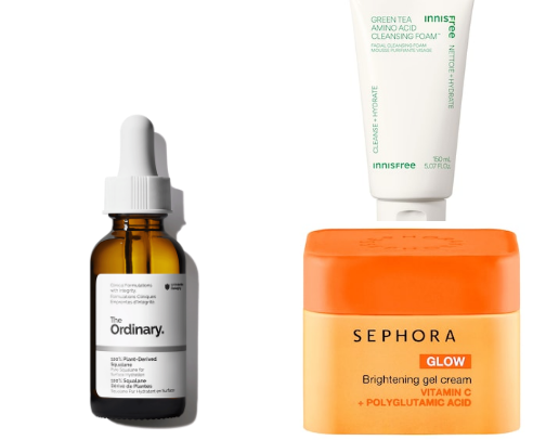 Cheap but EFFECTIVE Skincare 🤑 cover photo collage