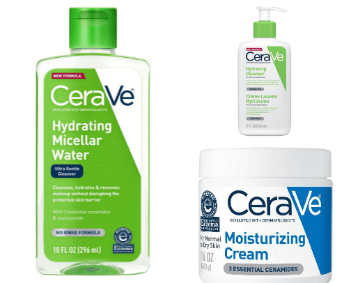 Skin care cover photo collage