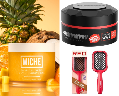 Great hair products for thick curly hair. cover photo collage