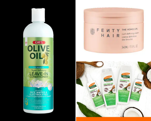 Hair care cover photo collage
