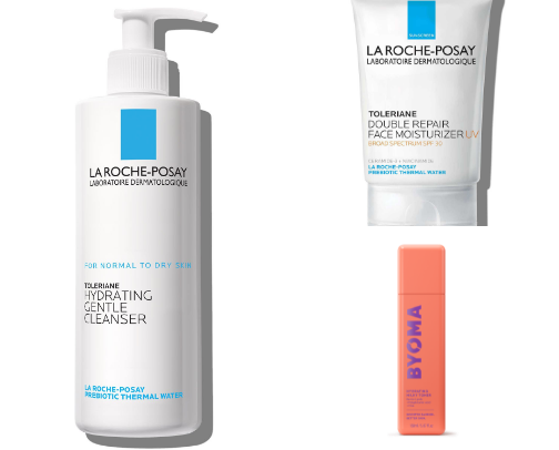 Skincare I swear by, as a sensitive skin girlie! cover photo collage