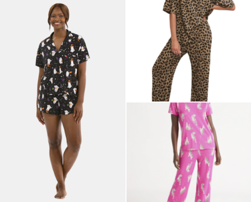 Cute pajama sets from WalMart! cover photo collage