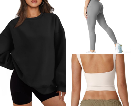 shop my closet 🤍✨ cover photo collage