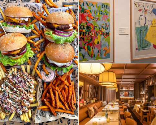 A veggie book lovers guide to Madrid cover photo collage