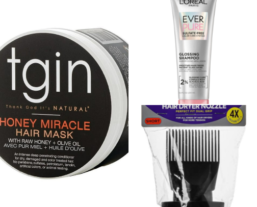 My Viral Silk Press Routine Must Haves 🔥 cover photo collage