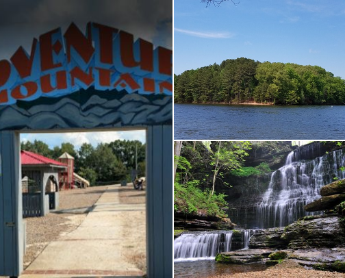 Things to Do in Winchester, Tullahoma, Manchester & Estill Springs, TN cover photo collage