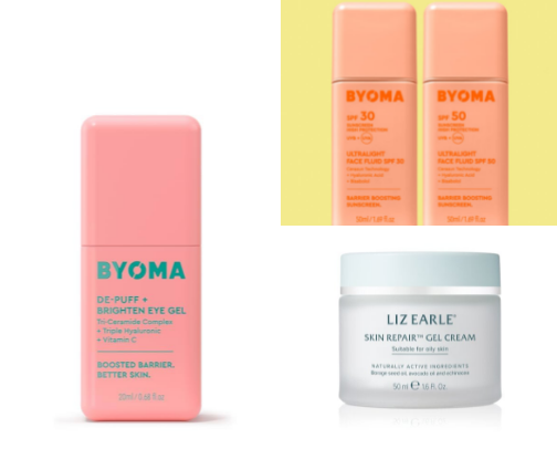 Skin care cover photo collage