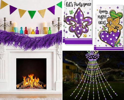 Mardi Gra Must Haves cover photo collage