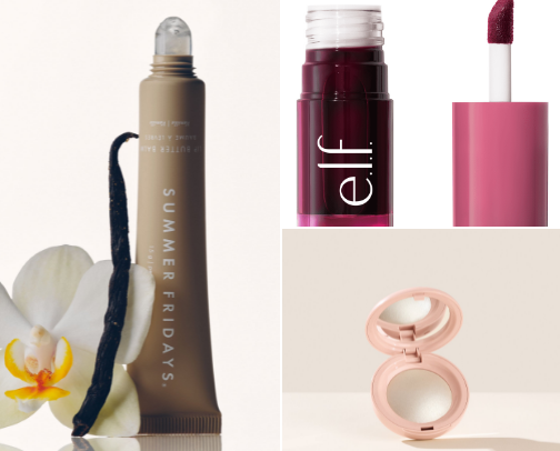 makeup, skincare, hair, and more ✨🫧💋🎀 cover photo collage