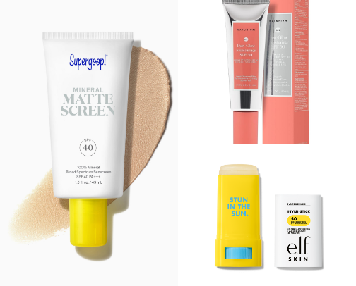 Black skin friendly sunscreen cover photo collage