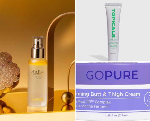 Skincare cover photo collage