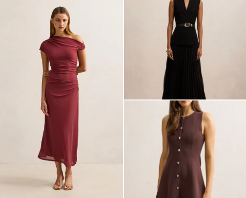 Petite dresses cover photo collage