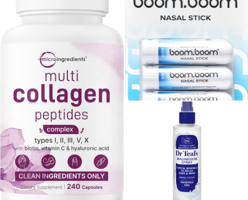 Health must haves cover photo collage