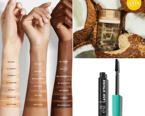 My go to beauty products cover photo collage