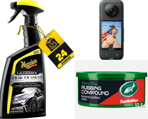 Car Life Essentials — Detailing, Recording, and Road Gear cover photo collage