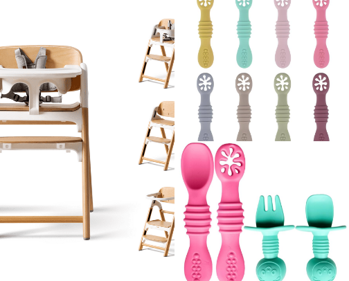 Our favorite allies for mealtime 🩷🍓🥣 cover photo collage