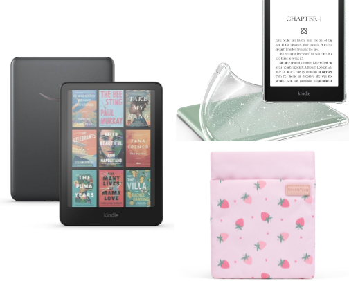 Kindle girlie 🫰✨📖 cover photo collage