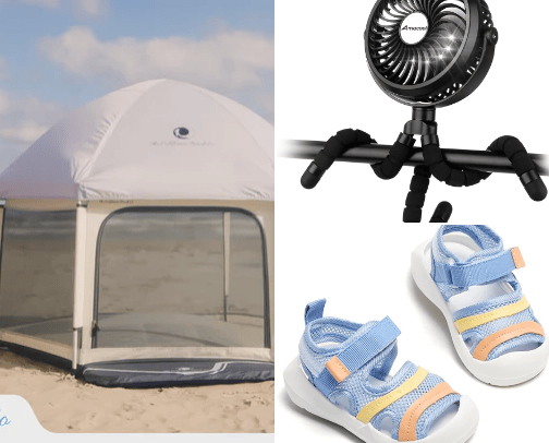 Top Items for Summer with toddlers cover photo collage