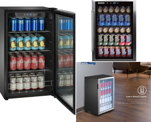 Entertainer’s Choice: Party-Ready Beverage Fridges cover photo collage