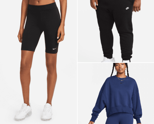 workout clothes cover photo collage