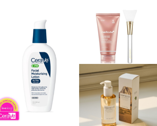 skincare that actually cares for your skin ! cover photo collage