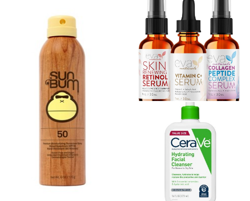 Skincare for over 40 cover photo collage