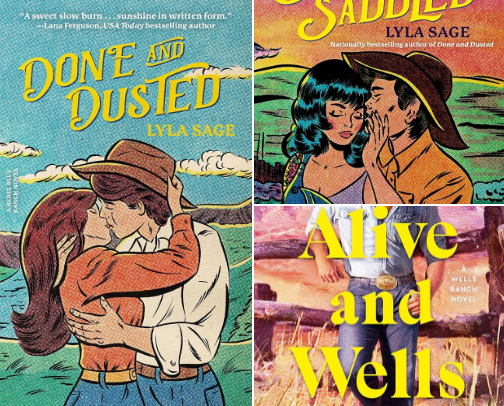 Books with save a horse energy but make it SPICY cover photo collage