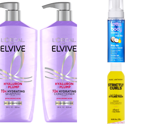 Hair care for curly hair cover photo collage