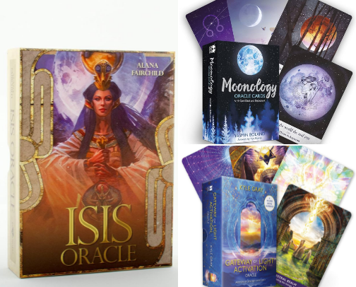 Favourite Oracle Decks cover photo collage