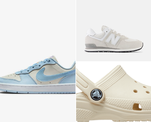 Best lists of youth athletic shoes from Nike, New Balance, Adidas, Crocs cover photo collage