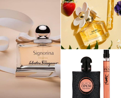 The Best Parfume and body mist For Woman cover photo collage