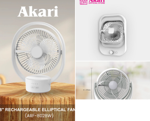 Cool & Portable Comfort with Akari Fans cover photo collage