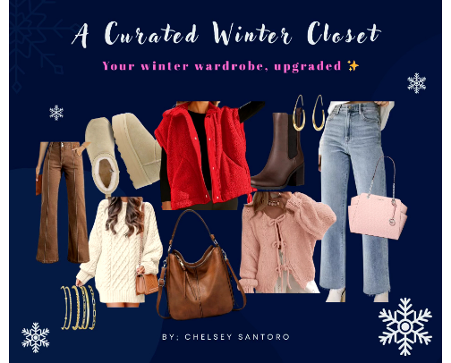 A Curated Winter Closet cover photo collage