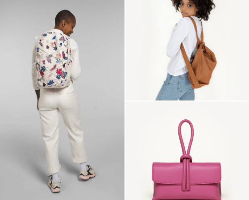 Handbags, Totes, Backpacks cover photo collage